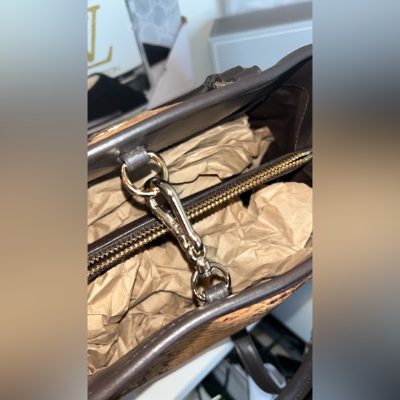 Coach Python Margo Carryall Tote - Picture 13 of 14